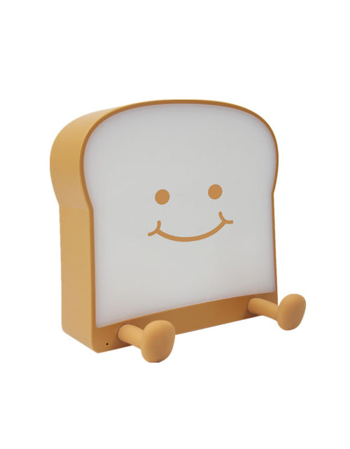 Load image into Gallery viewer, Toast Bread Night Light USB Charging Pat Timing Light Single-Sided Light-Emitting Square Bread Shape Bedside Lamp
