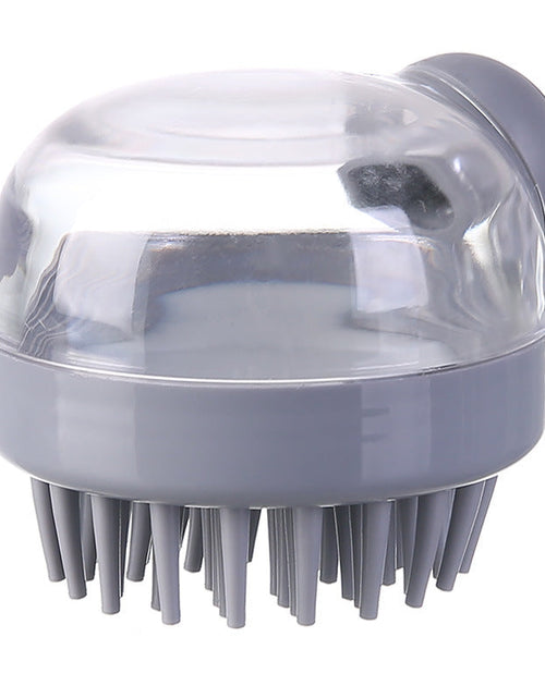 Load image into Gallery viewer, Hair Wash Comb Clear Brush Fluid Press Scalp Massage Bath Cleaning Shower Brush Home Shampoo Scrubber
