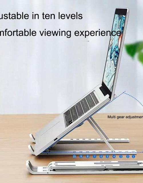 Load image into Gallery viewer, Laptop stand N3 folding lifting and cooling base, desktop tablet portable stand
