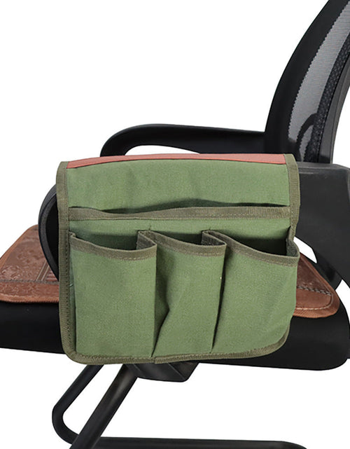 Load image into Gallery viewer, Outdoor chair armrest hanging bag Outdoor camping side multifunctional storage bag
