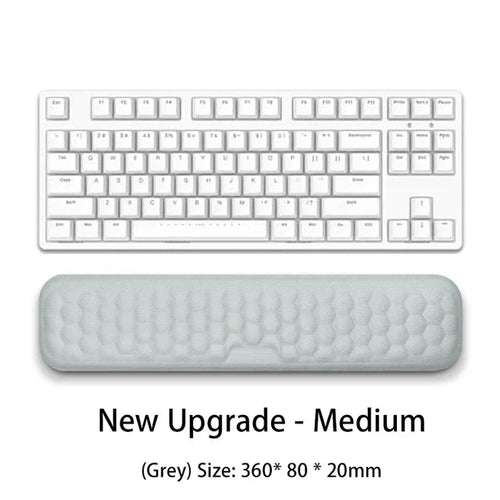 Load image into Gallery viewer, Keyboard mouse wrist rest ergonomic office typing protect relax wrist memory foam mouse pad computer notebook mouse pad
