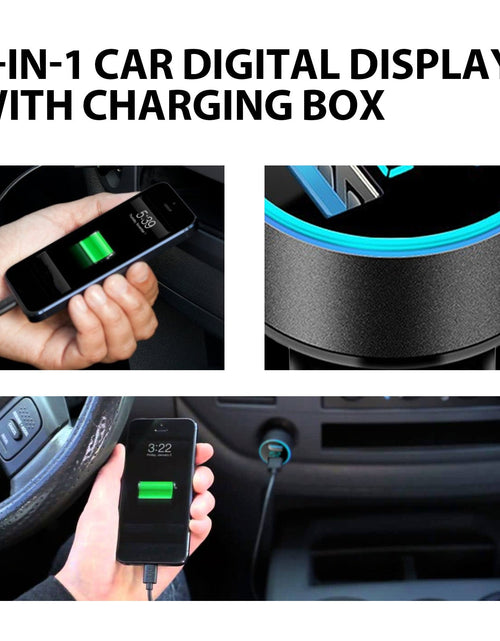 Load image into Gallery viewer, 2-In-I Sterl Th Car Signal Jammer With Charging Pod, Car Dual USB Interface Mobile Phone Multi-Function Charger
