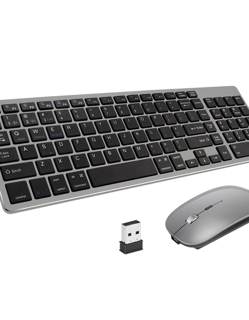Load image into Gallery viewer, Charging Bluetooth the third mock examination wireless keyboard two zone digital mouse set for iPad game mute office
