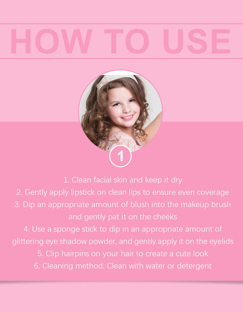 Load image into Gallery viewer, Kids Makeup Set Gift Box Kids Play Fun Girl Makeup Lipstick Eyeshadow Makeup
