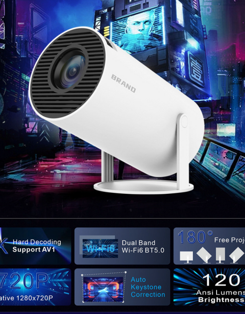 Load image into Gallery viewer, New game version HY300/P30 4K Android 11 game console HD projection home projector
