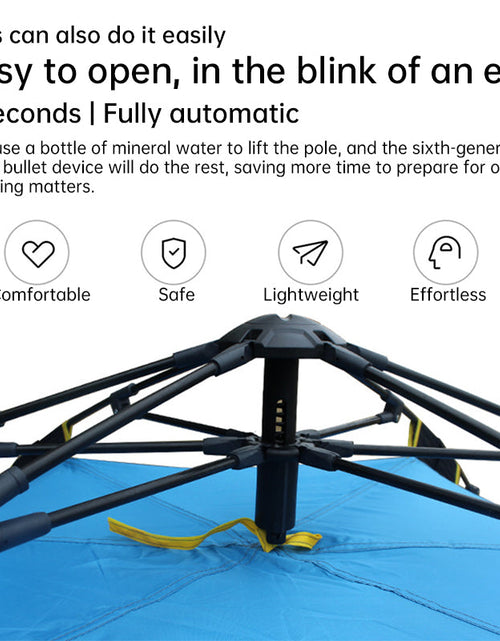 Load image into Gallery viewer, Quick-Deploy Green/White Outdoor Tent, Comfortably Accommodating 3-4 People on Camping Trips
