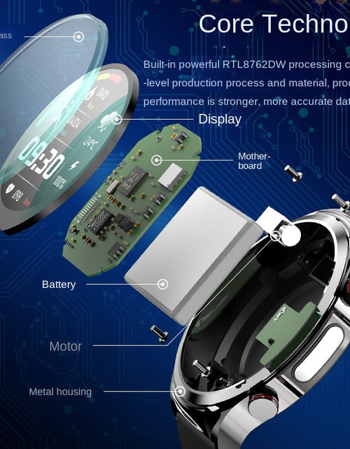 Load image into Gallery viewer, Blood glucose measurement electrocardiogram blood pressure heart rate body temperature exercise communication smart watch
