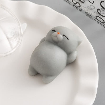 Load image into Gallery viewer, Squishy Soft Cute Cat Wipes Antistress Boot Ball Decompression Sticky Eliminate Pets Fun Stress Squishies Squeeze Friet Kit Toys
