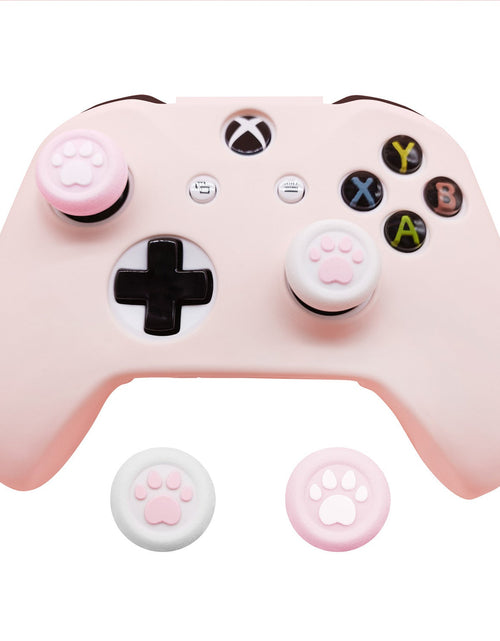 Load image into Gallery viewer, Controller protective cover with spray paint feel, girl pink, fierce male color, game controller silicone cover

