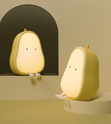 Yali With Sleeping Lamp USB Charging Stepless Dimming Two-Color Temperature Night Light Children's Bedroom Cute Led Bedside Lamp