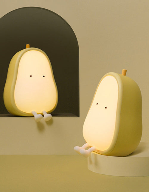 Load image into Gallery viewer, Yali With Sleeping Lamp USB Charging Stepless Dimming Two-Color Temperature Night Light Children's Bedroom Cute Led Bedside Lamp
