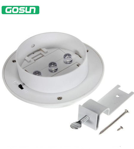 3 leds light sensor control Solar Powered Fence Gutter Solar Lights, Outdoor Security Solar Lamps