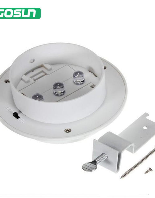 Load image into Gallery viewer, 3 leds light sensor control Solar Powered Fence Gutter Solar Lights, Outdoor Security Solar Lamps
