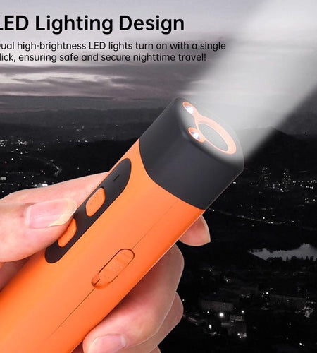 2025 Dog Repellent: Ultrasonic dog training device, rechargeable dog bark deterrent with LED flashlight.