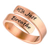 Lotus style rose gold