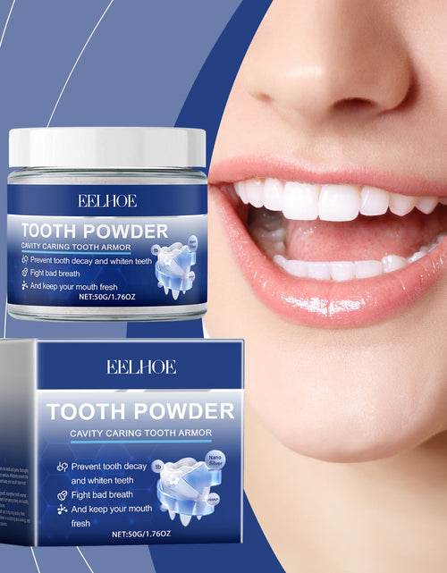 Load image into Gallery viewer, EELHOE Dental Powder Care Gums Fresh Breath Daily Gentle Cleaning Teeth Stains Yellow Powder
