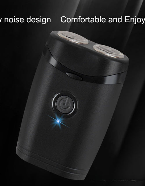 Load image into Gallery viewer, Portable men's dual head electric shaver shaver shaving device
