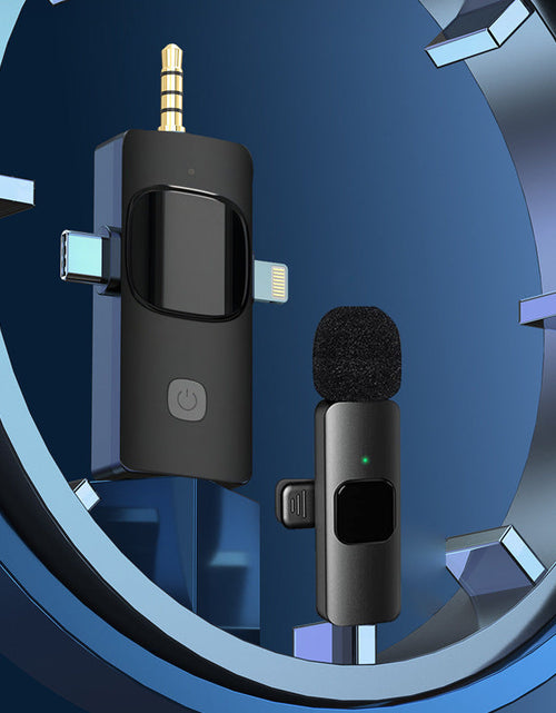 Load image into Gallery viewer, Wireless lavalier microphone for live streaming recording, Little Bee speaker, computer camera for recording, microphone for live streaming, machine
