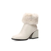 Beige wool