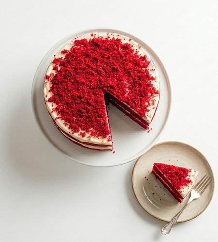 Andy Anand Sugar Free Red Velvet Cake – Keto & Diabetic Friendly, Belgian Chocolate, Moist & Rich, No Preservatives, 2.4 lb Gourmet Gift