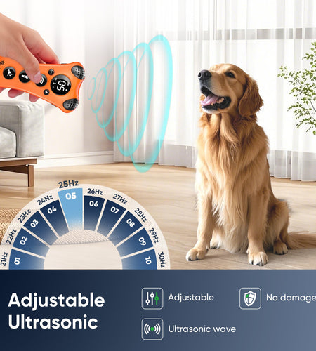 PawBehave Adjustable Ultrasonic Dog Trainer – World's First Variable Frequency Pet Behavior Corrector