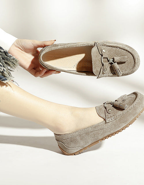 Load image into Gallery viewer, Soft-Bottom Non-Slip Slip-On Loafer Flats — Women’s Easy Comfort Shoes
