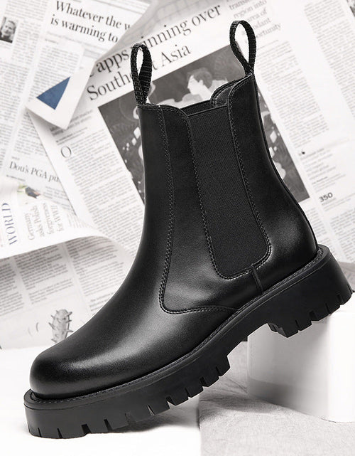Load image into Gallery viewer, Fleece-Lined Winter Boots – Warm Outdoor Streetwear
