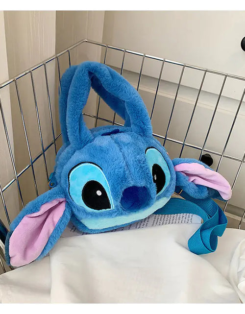 Load image into Gallery viewer, Stitch Plush Shoulder Bag - Korean Style Crossbody Bag
