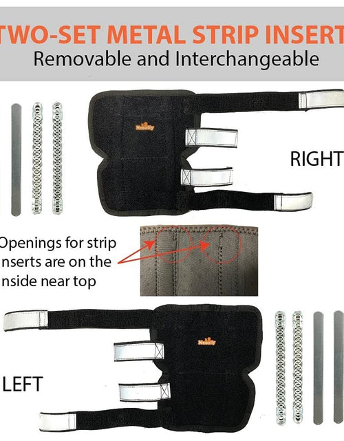 Load image into Gallery viewer, NeoAlly 3-in-1 Long Rear Leg Hock Brace - Rigid and Spring Inserts | Safety Reflective Straps [Long Version] (Pair)
