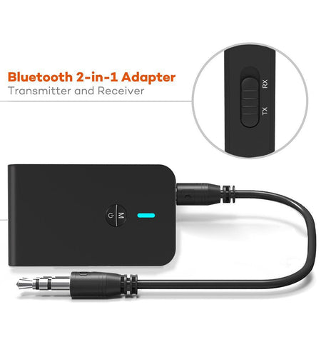 USB Bluetooth 5.0 transmitter+Bluetooth receiver 2-in-1 TV computer wireless audio adapter