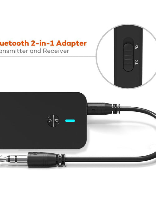 Load image into Gallery viewer, USB Bluetooth 5.0 transmitter+Bluetooth receiver 2-in-1 TV computer wireless audio adapter
