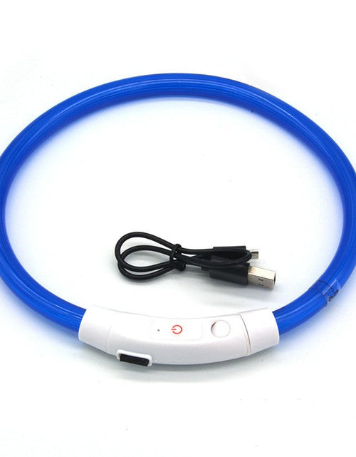 Load image into Gallery viewer, Dog luminous collar luminous pet collar USB charging neck ring LED luminous dog collar
