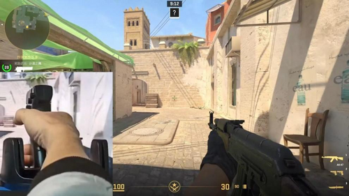 Load image into Gallery viewer, Shooting Game Mouse Gun style Vertical Handle Grip Trigger Features Pistol Vertical Dedicated Wired Peripheral
