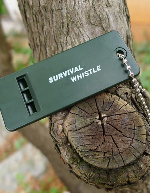 Load image into Gallery viewer, Whistle Three Frequency Outdoor Hiking Camping Mountaineering Seeking First Aid Whistle High Frequency Survivor Portable Whistle
