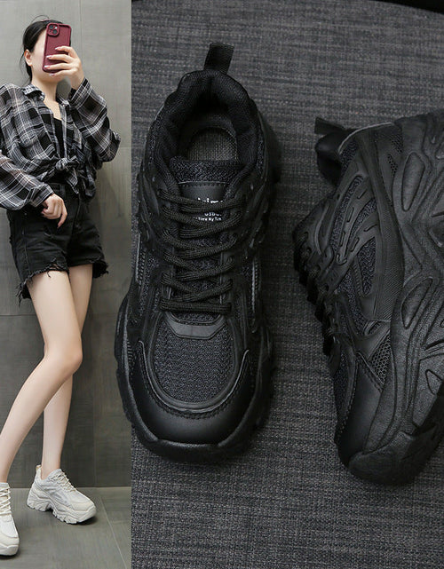 Load image into Gallery viewer, Thick-Bottom Breathable White Shoes for Women — Stylish &amp; Cushioned
