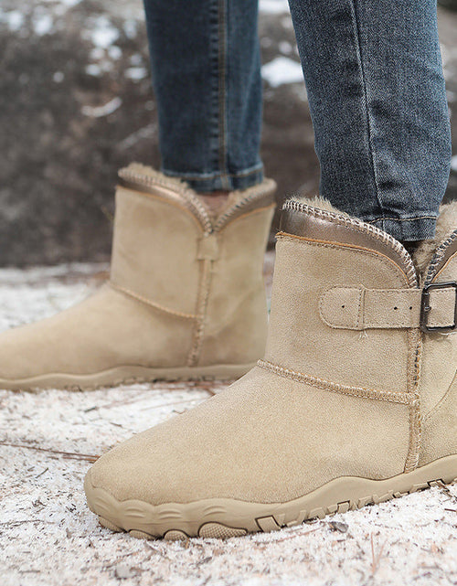 Load image into Gallery viewer, Unisex Warm Fleece-Lined Snow Boots – Anti-Slip Winter Boots
