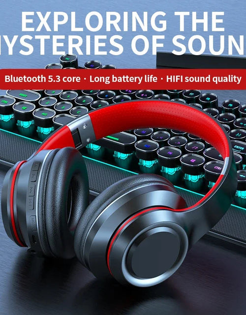 Load image into Gallery viewer, DR90 Wireless Headphones Headwear Creative Heavy Bass Effect Ultra Long Endurance Earphones
