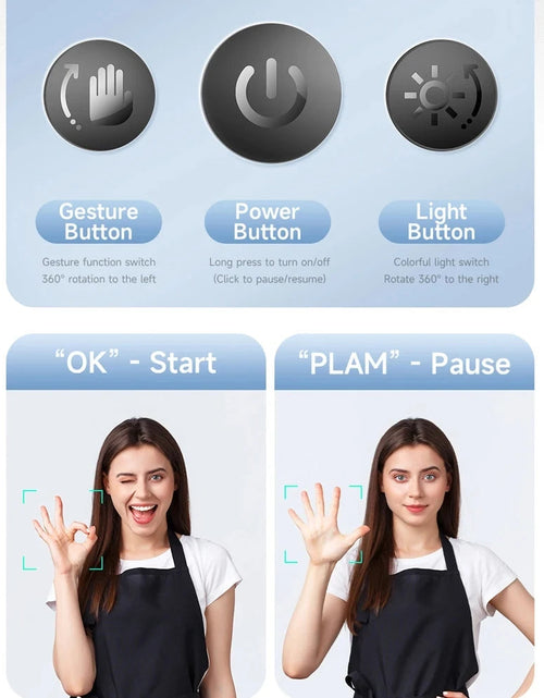 Load image into Gallery viewer, P03  AI Smart Gimbal 360° Auto Face Tracking Gimbal All-in-one Rotation For Smartphone video Vlog Stabilizer Phone Holder
