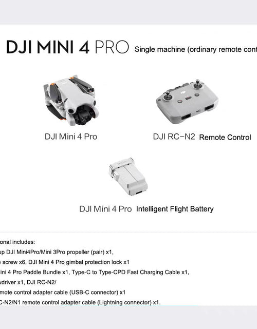 Load image into Gallery viewer, DJI Mini 4 Pro, an all-in-one mini aerial camera from DJI, is an entry-level drone that intelligently follows panoramic shooting
