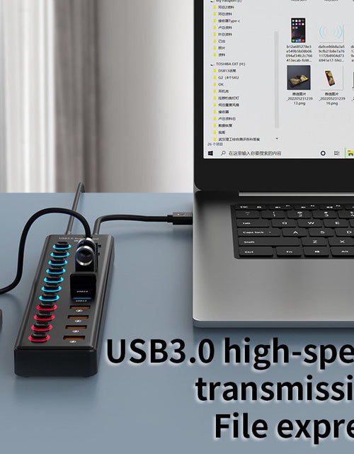 Load image into Gallery viewer, 3.1 Gen2 HUB3.0 Hub Laptop Distribution Device Mobile Expansion Device Hub Expansion Dock 11 in One

