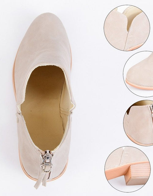 Load image into Gallery viewer, Autumn Women Shoes Retro High Heel Ankle Boots
