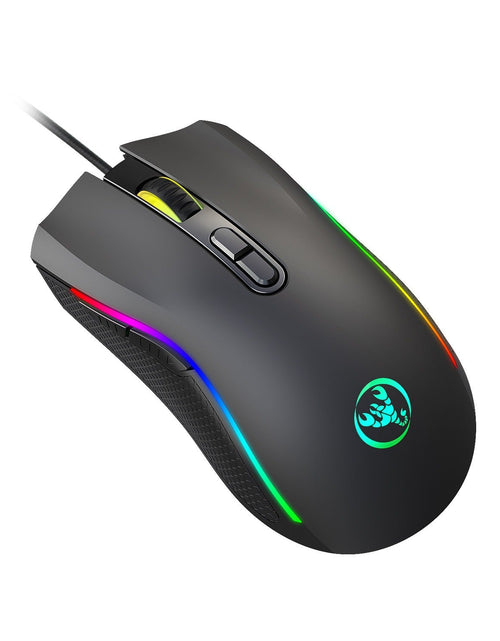 Load image into Gallery viewer, Computer gaming mouse e-sports internet cafe RGB luminous mouse MOUSE e-sports chicken eating wired mouse

