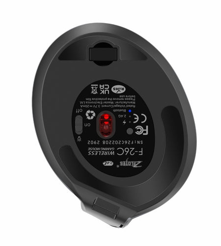 ZELOTES Master F-26C Display Bluetooth Wireless Charging Dual Mode Grip Vertical Anti Mouse Hand Mouse