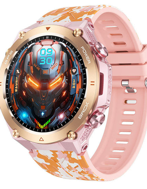 Load image into Gallery viewer, KC82 smartwatch Bluetooth call heart rate blood pressure outdoor 1.45 inch men's altitude air pressure GPS watch
