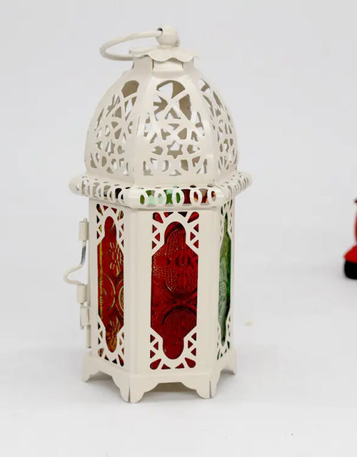Load image into Gallery viewer, Classic Lantern Candle Holder with Iron and Glass
