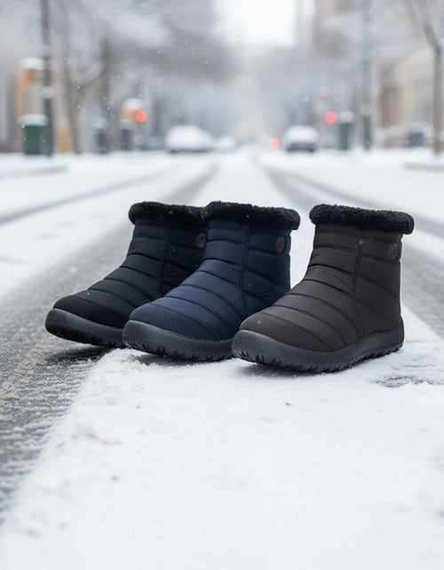 Load image into Gallery viewer, Women’s Thickened Cotton Snow Boots – Waterproof Warm Winter Boots
