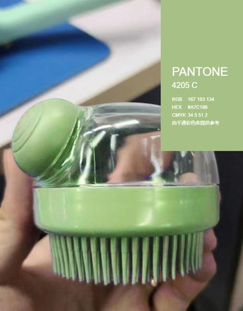 Load image into Gallery viewer, Hair Wash Comb Clear Brush Fluid Press Scalp Massage Bath Cleaning Shower Brush Home Shampoo Scrubber
