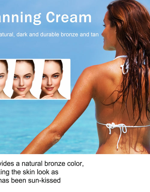 Load image into Gallery viewer, EELHOE Tanning Cream, Outdoor Beach Tanning Help Wheat Tan Moisturizing Black Lotion

