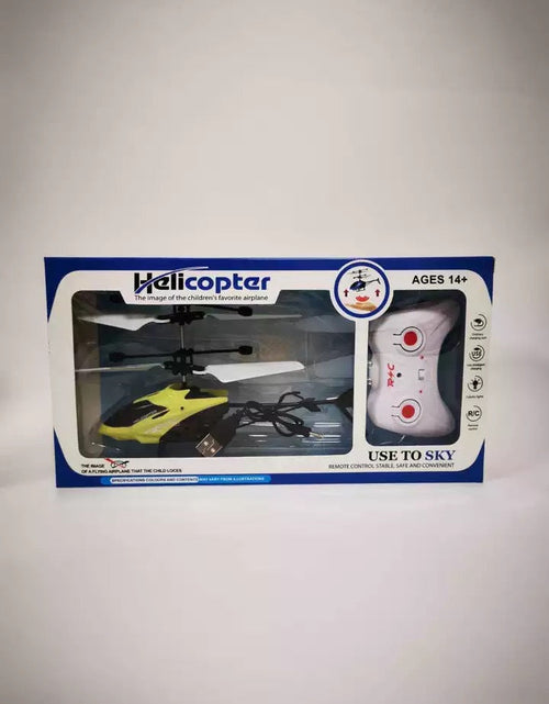 Load image into Gallery viewer, Remote controlled aircraft induction suspended two-way helicopter, drop resistant and playable, rechargeable flying stall toy with lights
