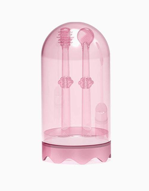 Load image into Gallery viewer, Baby Toothbrush Tongue Coating Baby Teeth Deciduous Teeth Silicone Newborn Early Brush
